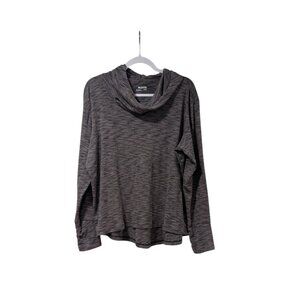 Columbia Gray Plus Size Athletic Athleisure Pullover Cowl Neck Shirt Sz 2X